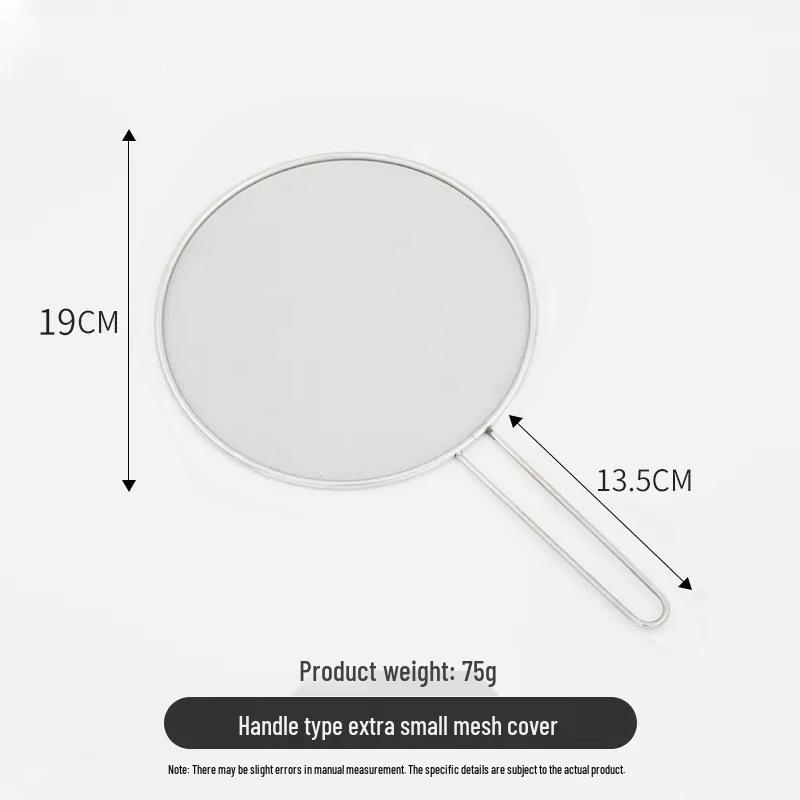 Stainless Steel Anti-Splatter Screen for Frying Pans and Pots, Prevents Oil Splatter
