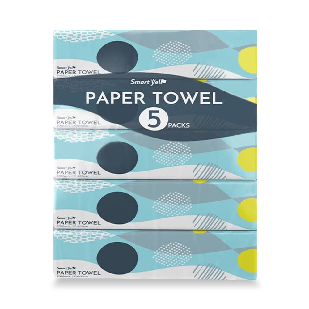 

Бумажные полотенца Iris Plaza Off White, 5 шт. в упаковке по 200 листов, цвет Smart Ale [отдельный товар]