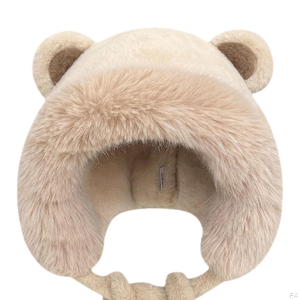 Winter Hat Warm Ear Flaps Cute Lei Feng Trapper for Hiking Motorcycle