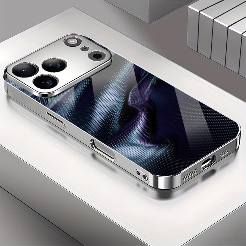 Three-dimensional space fashion phone cases carcasa Smartphone Glass Phone Case for iPhone 17 16 15 14 13 12 pm Pro Plus fundas