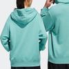 Adidas Originals Sweatshirts Unisex Mint Blue Hooded Moderate Regular (Unisex) Sweatshirts HJ7822
