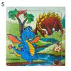 20Pcs Wooden Puzzle Toys Cartoon Animals Intelligence Educational Kids Gift