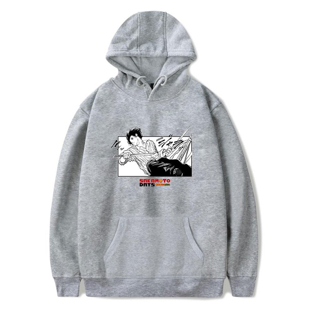Sakamoto Days Anime Hoodie Merch Unisex Winter Long Sleeve Pullover Hooded Streetwear