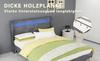 Minimalist Upholstered Bed with LED-Integrated Headboard, 140x200 cm, Grey, Low-Profile Non-Storage Base (Without Gas Lift), Mattress Not Included.