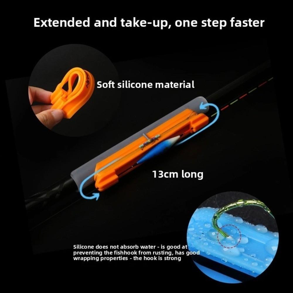 2pcs ID16-19mm Fishing Tackle Pole Float Winder Winding Wrapped Hand Pole Plate  Float Winder