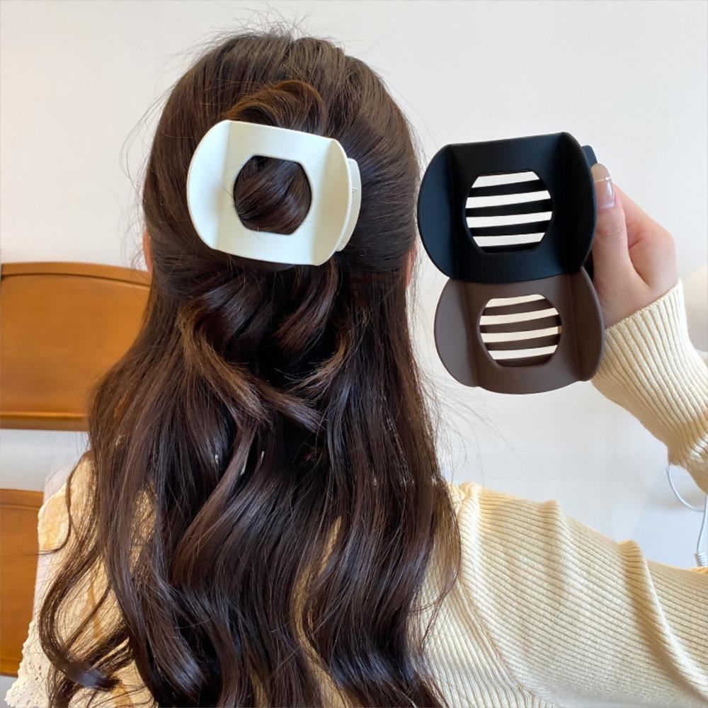 

Плоска шпилька для волосся, матові шпильки для волосся, нові затискачі для волосся, кіготь для жінок кавовий