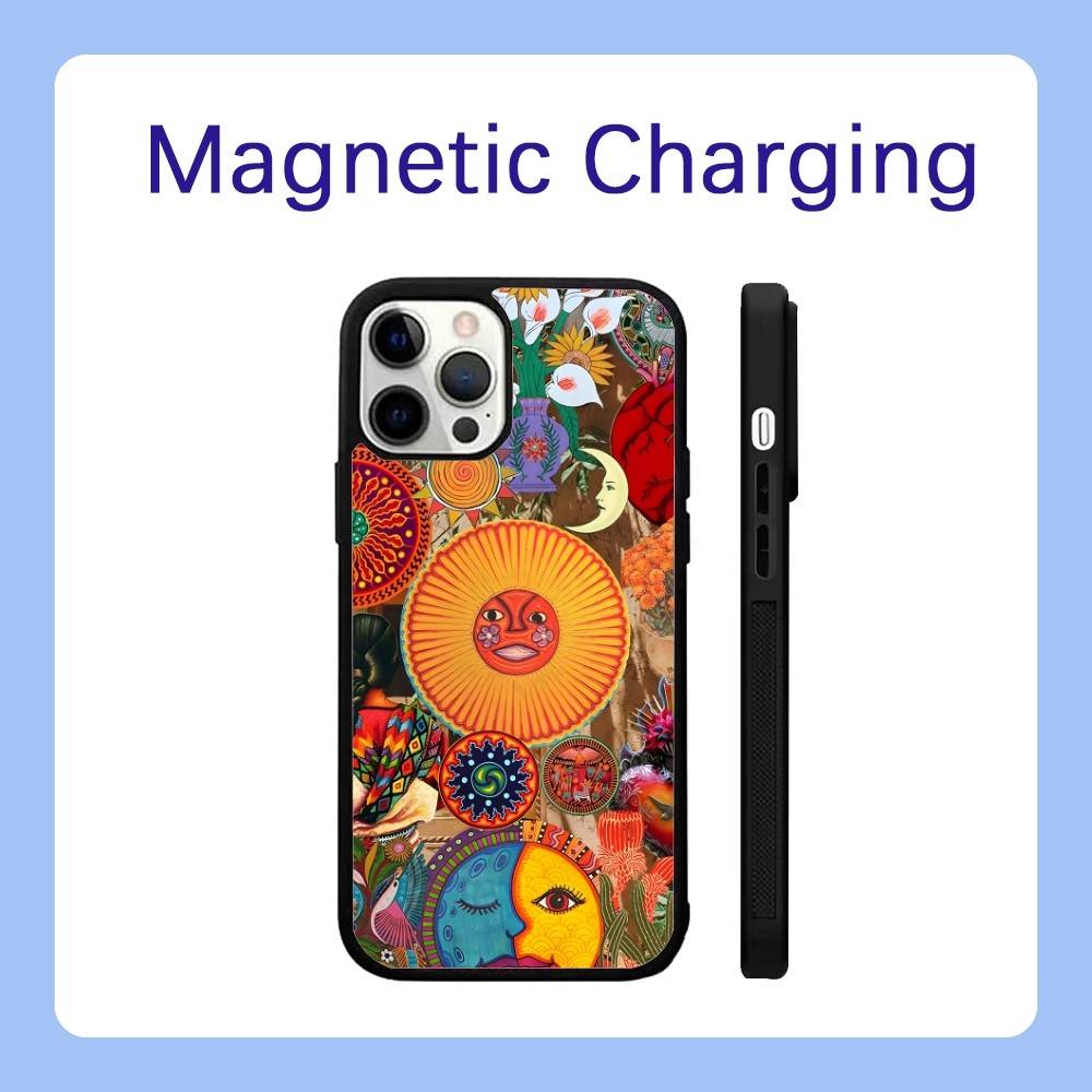 Viva Mexico Phone Case For iPhone 16,15,14,13,12,11,Pro,Max,Plus,Mini,SE Magsafe Magnetic Wireless Charging