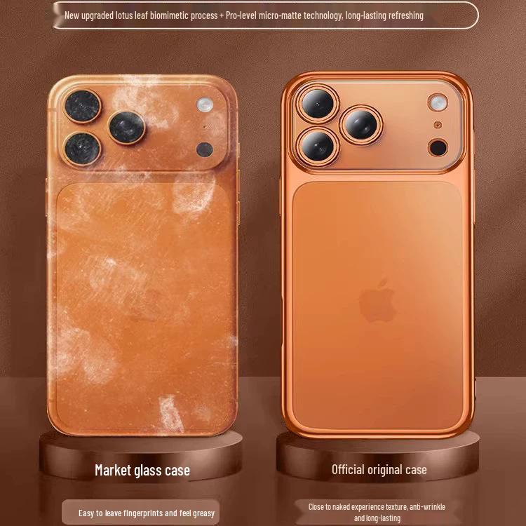 Electroplated Frosted Full Coverage Lens Film Case for iPhone16/17 Pro Max