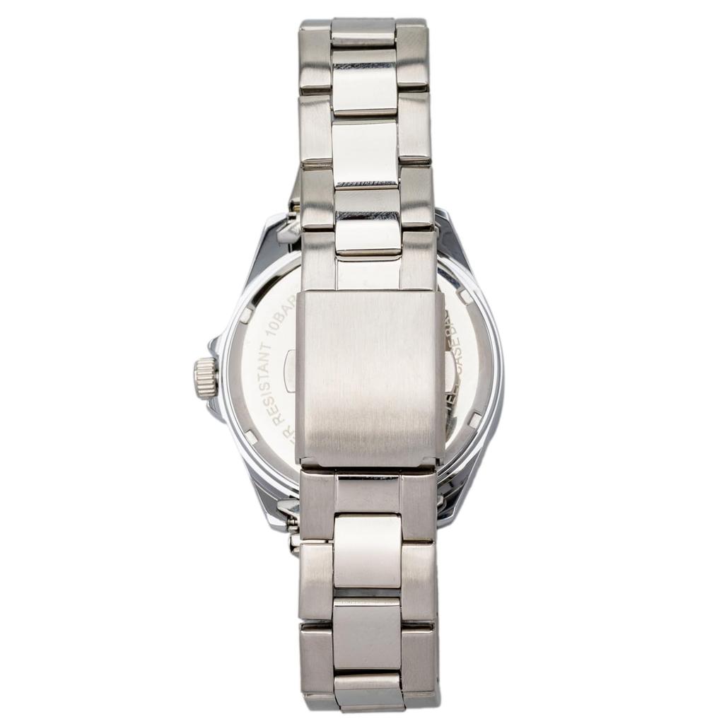 Klefer Silber 10 ATM Wasserdicht Japanisches Datum Leuchtend Edelstahl Herrenuhr, 42mm, Widerstandsfähig, Uhrwerk, Funktion, Zeiger, Armband, Schwarz, AV-AM403-BKS