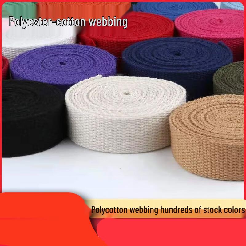 Thickened Colored Cotton Webbing Strap