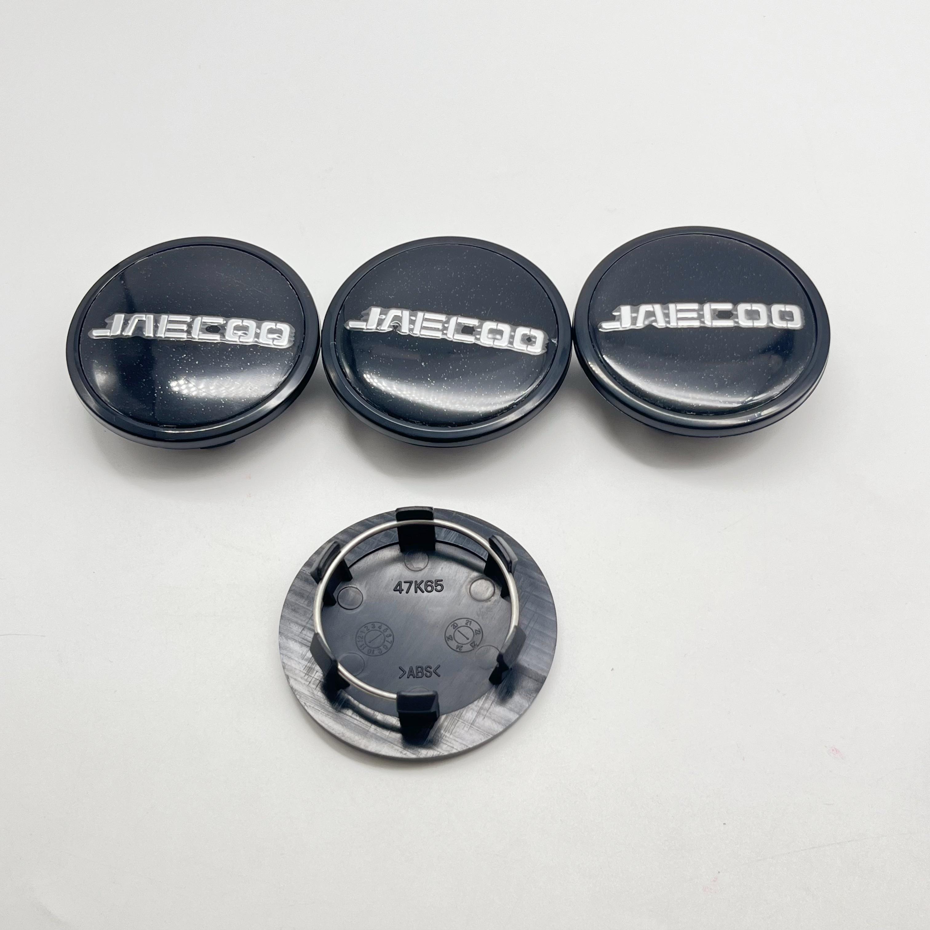 

4pcs/Set New 65mm 47K65 Car Wheel Center Caps Universal Rim Hub Cover Fit For JAECOO Emblem Logo Car Styling Badge Accessories 4pcs for JAECOO&65mm 47K65 Caps