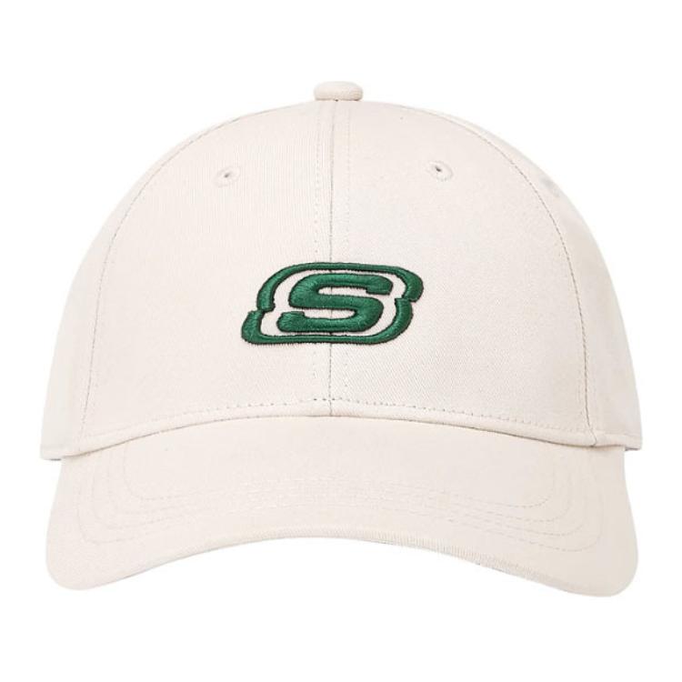 Skechers Color Block Letter Embroidery Design - Baseball Cap Unisex caps Eggshell L125U068-00V7 M