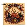 DIY Craft Projects for Adults Halloween Faux Pearl Art Kit Spooky Cute 3D Diamond Painting Easy Crafting Beginners Craft Witch Black Cat Pumpkin