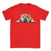 Bulldog Chill Pose English Bulldog T Shirt Adult Vintage Cotton Tshirts Summer Crew Neck Hipster Tees Pattern Plus Size Tops