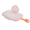 1PC PP Material Portable Heart-Shaped Wet Wipe And Mask Storage Box with Snap Closure for Kids Travel Tissue Holder