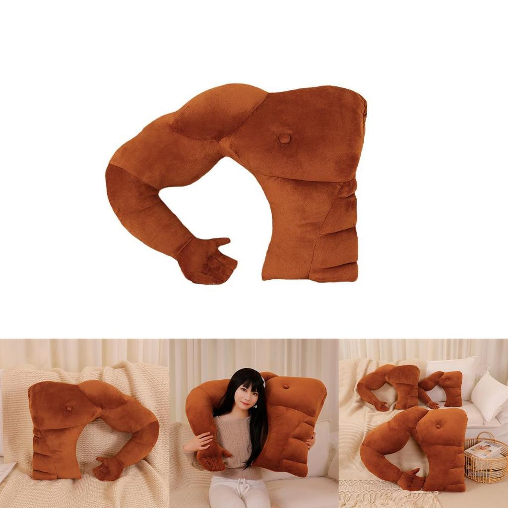 Weiches Plüsch-Freund-Körperkissen mit Armstütze für Geschenk und Komfort