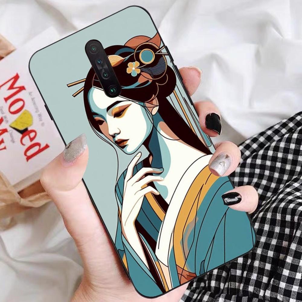 

Japanese Style Art Phone Case For Redmi 5 6 7 8 9 10 Plus Pro 6 7 8 9 A GO K20 K30 K40 Pro Plus F3 Fundas Redmi K20