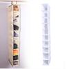 Modern Minimalist Non-woven Fabric 10 Tier Hanging Storage Bag For Bedroom Closet