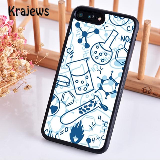 Krajews Atom Chemistry Science Design Phone Case For iPhone 17 Air 16 15 14 Plus 11 12 13 Pro Max Coque Shell Fundas
