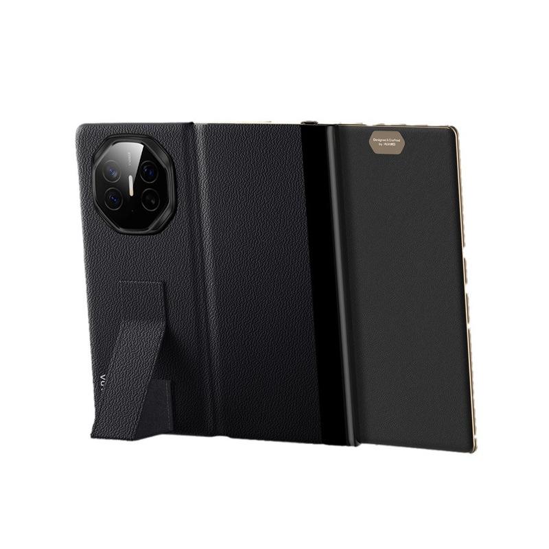 Vhodné pro pouzdro na mobilní telefon Huawei MateXT, držák, chytré okénko, skládací pouzdro, Huawei, pouzdro z pánské kůže proti pádu