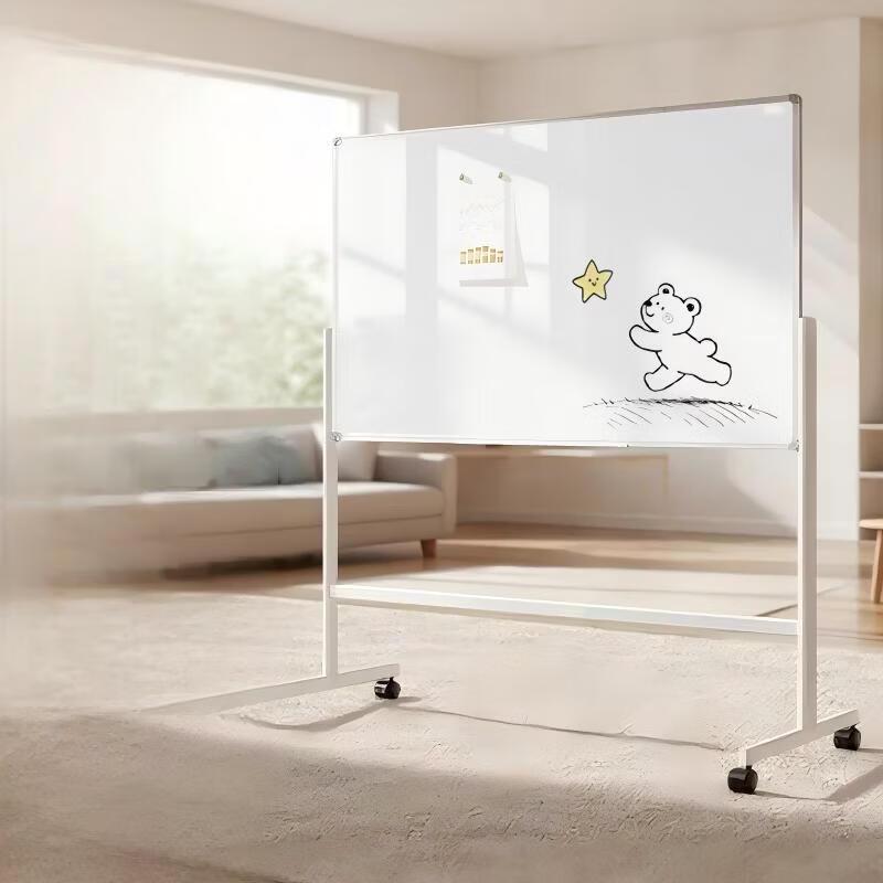 Deli 90x150cm Double-Sided Movable Whiteboard
