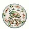 Rustic Welcome Gnome Wall Art Metal Sign Farmhouse Home Garden Porch Decor