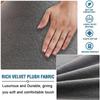 Stretch Elastic Velvet 2 Piece Universal Computer Chair Seat Cover Rotating Office Chair Slipcover