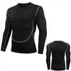 Herren Herbst/Winter Basketball Langarm Fitness Tights - Atmungsaktive, Hochelastische Basisschicht zum Laufen und für Sport