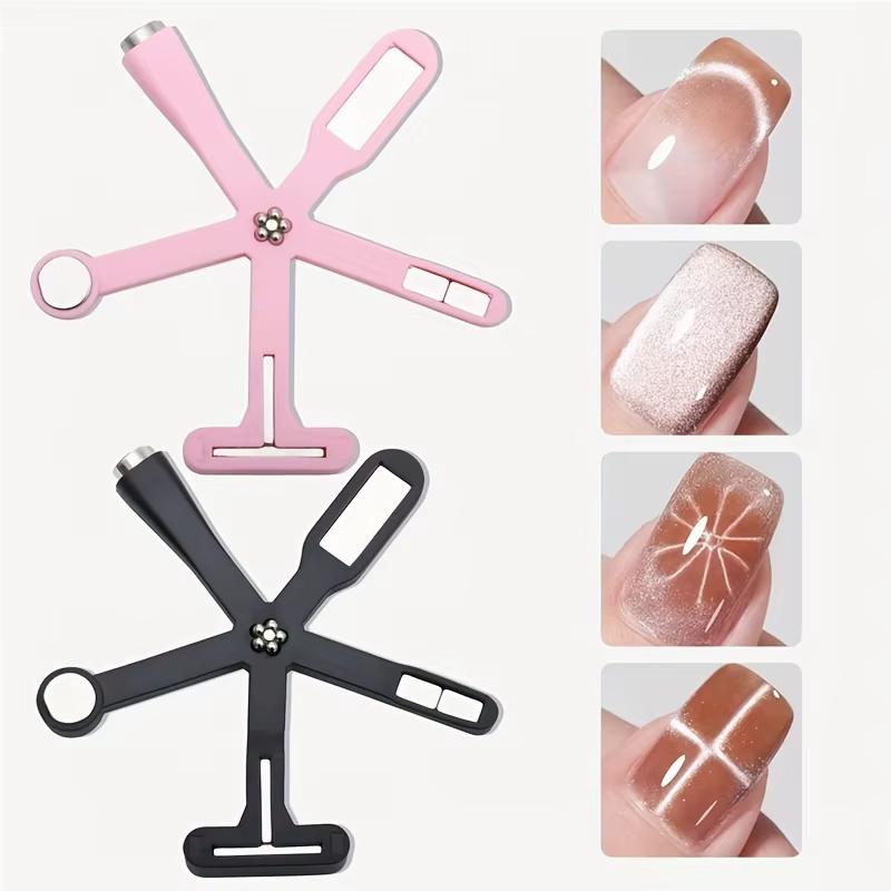 6in1 Pattern Nail Magnet Cat Eye Effect Side Light Half Moon Daisy Flower French Nail UV Attraction Magnets Manicure Nail Tools