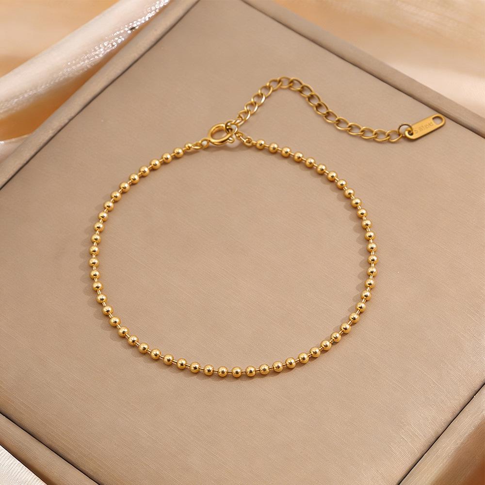 Korean Fashion Titanium Steel Diamond Inlaid Women's Luxury Bracelet