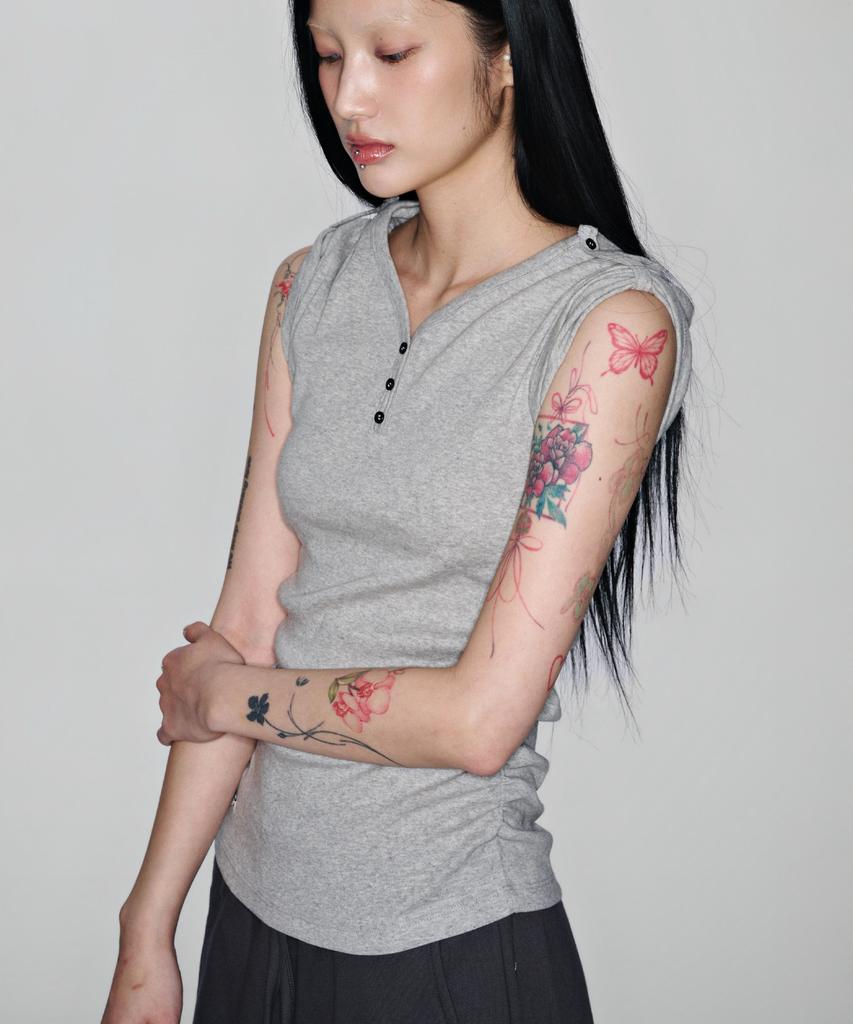 Soheul Shoulder Tab T (Gray)