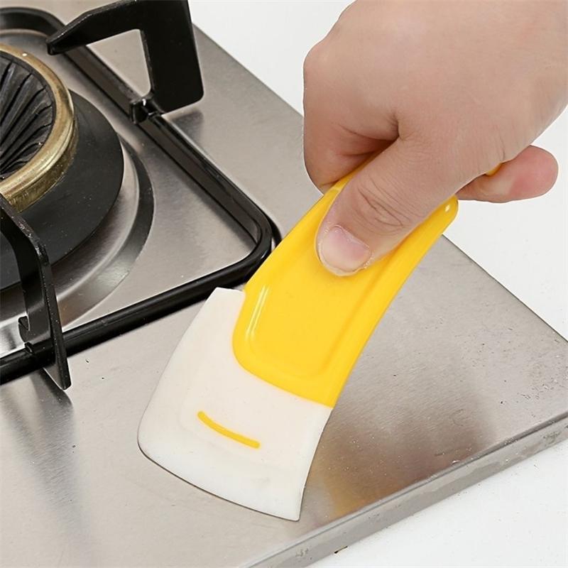

Проста та зручна силіконова лопатка Скребок для брудних каструль Силіконовий скребок для сковороди