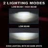 2Pcs Bi-LED H4 Projector Lens Headlight 180W 180000Lm for Car/Motor Lights CANBUS Dual High Low Beam Solenoid Auto Bulbs Turbo Fan Sharp Cutoff Lamp