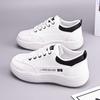 Spring and Autumn Women's Leather Versatile Comfortable Non-slip Mesh Lined Student Running Shoes