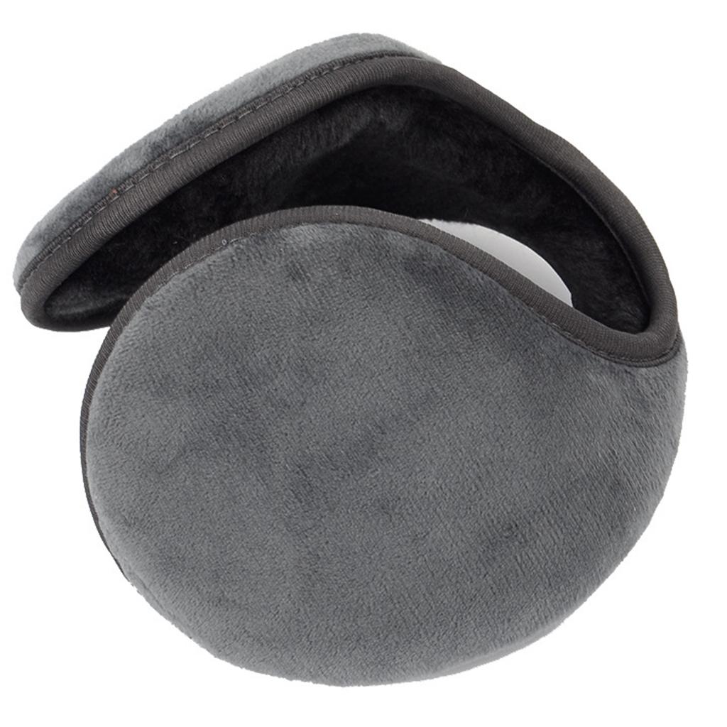 Winter Ear Warmers Behind-the-Head Adjustable Earmuffs Ear Warm Protector Thicken Plush Earmuff Ear Cover