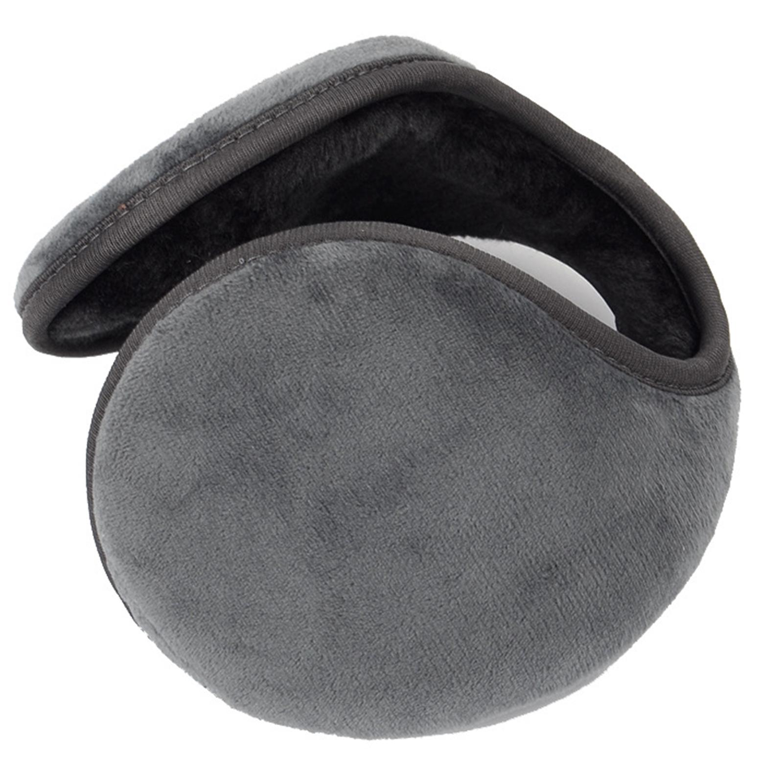 

Зимние наушники-грелки за голову, регулируемые наушники, защита для ушей, утолщенные плюшевые наушники, защита для ушей серый