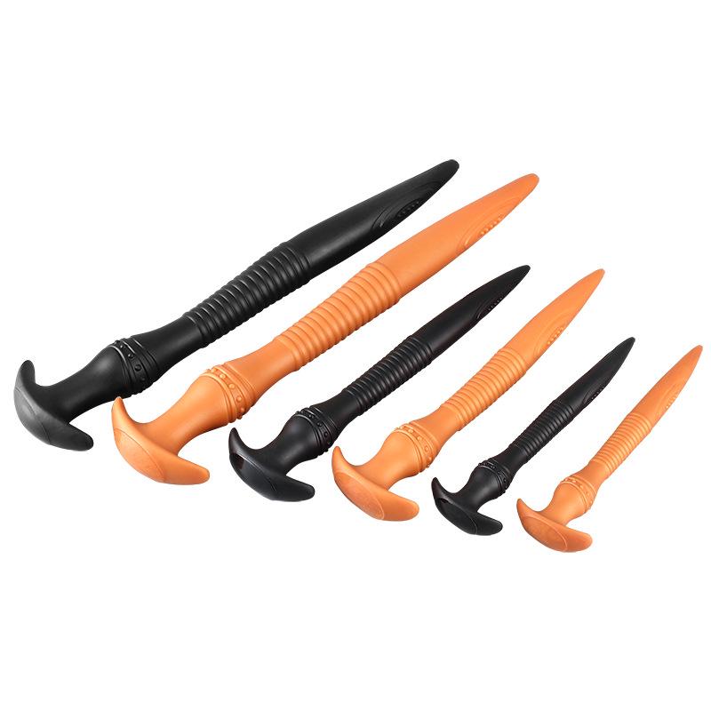 Versatile Eel-Shaped Anal Dilator and Massage Stick for Adults