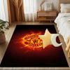 Manchester United Crest Rug Game Carpet, Floor Mat for Bedroom Living Room Entryway Rug, Home Decor Idea Gift for Christmas birthday
