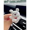 Car Aromatherapy Super Cute Happy Take off Puppy Dog Car Vent Central Control Interior Hand Painted Fragrant Stone Gift