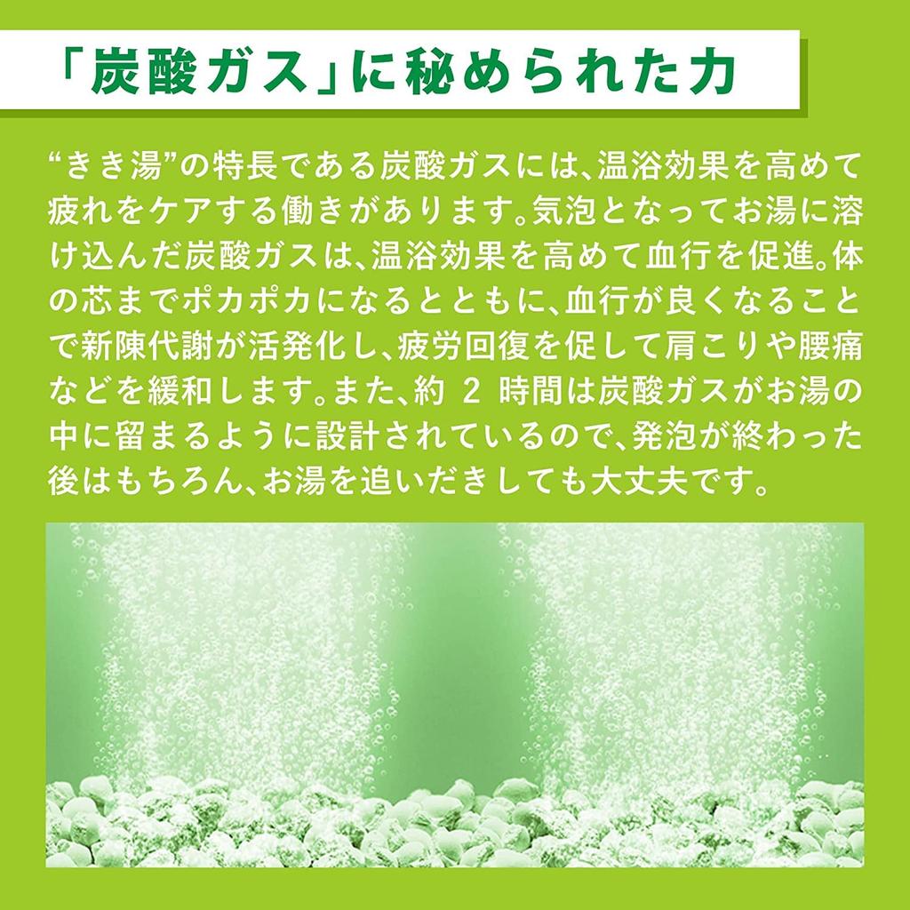 Kikiyu Carbonated Bath Refreshing Mint Lime Sea Blue 360g Additives, & Scent, (Clear Type), (x 1) [Quasi-drug]