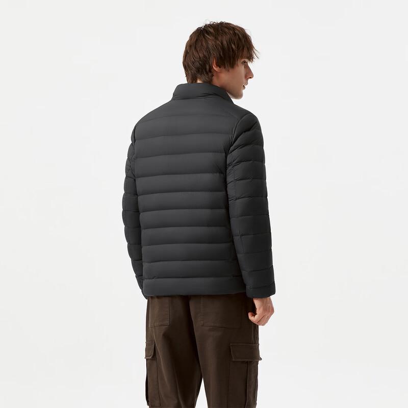 Tanboer Men's Lightweight Stand-Collar Down Jacket