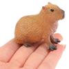 New Simulation Mini Cute Wild Animals Model Figurines Capybara Action Figure Children'S Collection Toy Gift