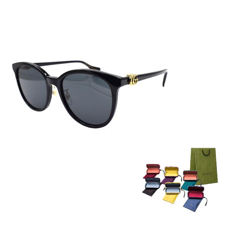 

GUCCI GG Overlay Logo Elegant Celebrity Holiday Travel Sunglasses GG1180SK Women s Black/Dark Grey 56