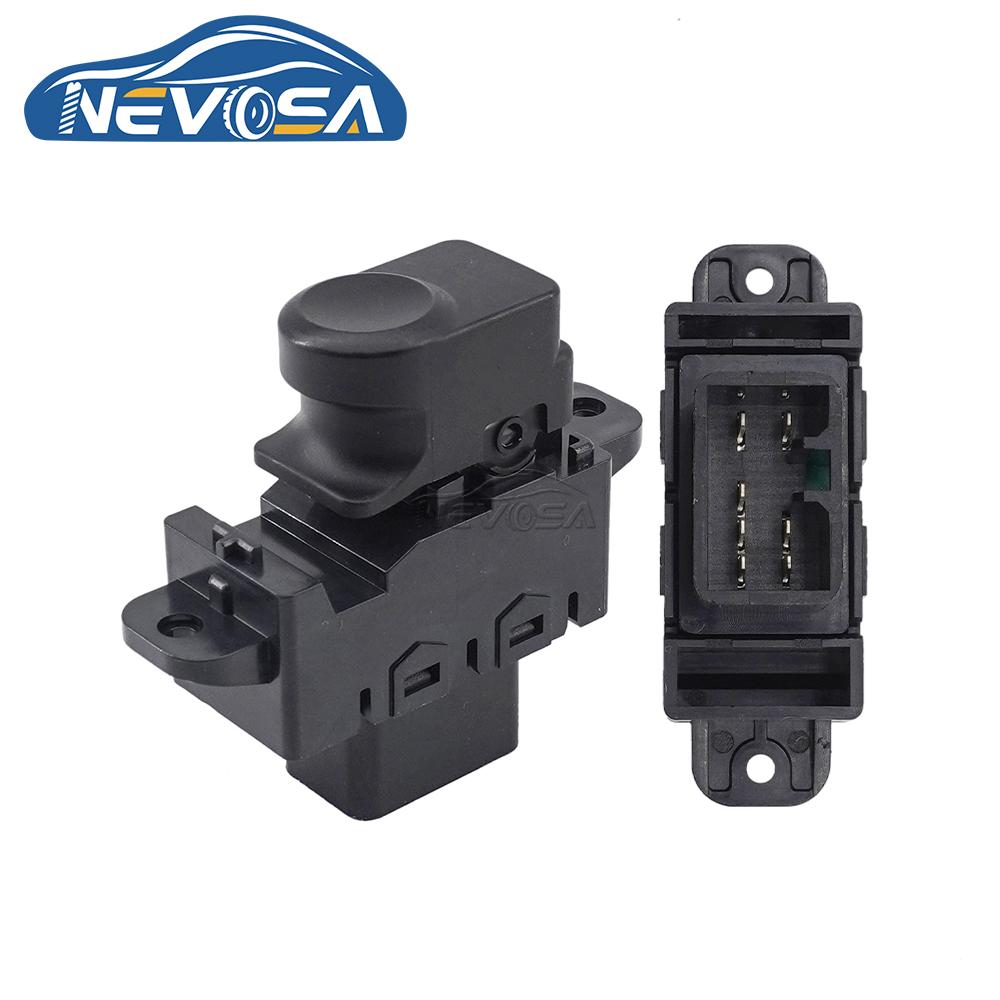 NEVOSA 93570-1R101 93580-1R000 Front Left Window Lifter Switch Passenger Single Button For Hyundai Solaris Accent 2011 2012 2013