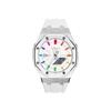 Casio Relógio personalizado série modificada Eclipse Arco-Íris tendência modificada 200 metros à prova d'água luminoso Quartzo homens e mulheres CaiHongRiShi(YinBai)