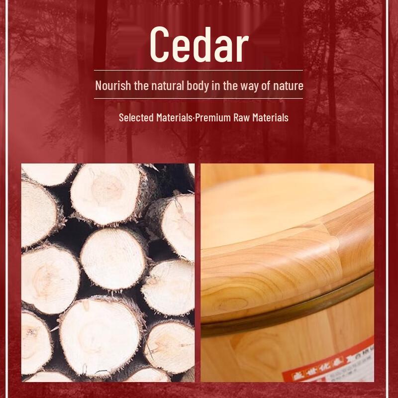 Haushalt Bambus Fußbadewanne