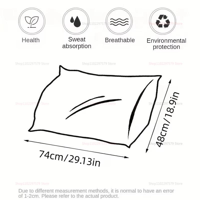 Home Textile Pillow Core Cotton Antibacterial Anti-Mites Single Cervical Vertebra Soft Pillow Core Low Pillow Can Be Washed
