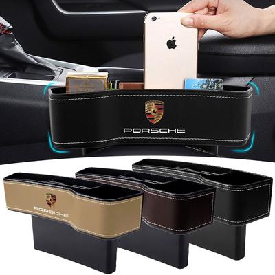 2Pcs Car Seat Organizer Seat Crevice Storage Box Multifunction Goods For Boxster Cayenne Panamera Macan Cayman 911 918 996 917 991