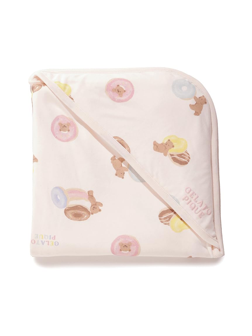 

Детское одеяло с принтом медведя-пончика PKGG252448PNKF розовый