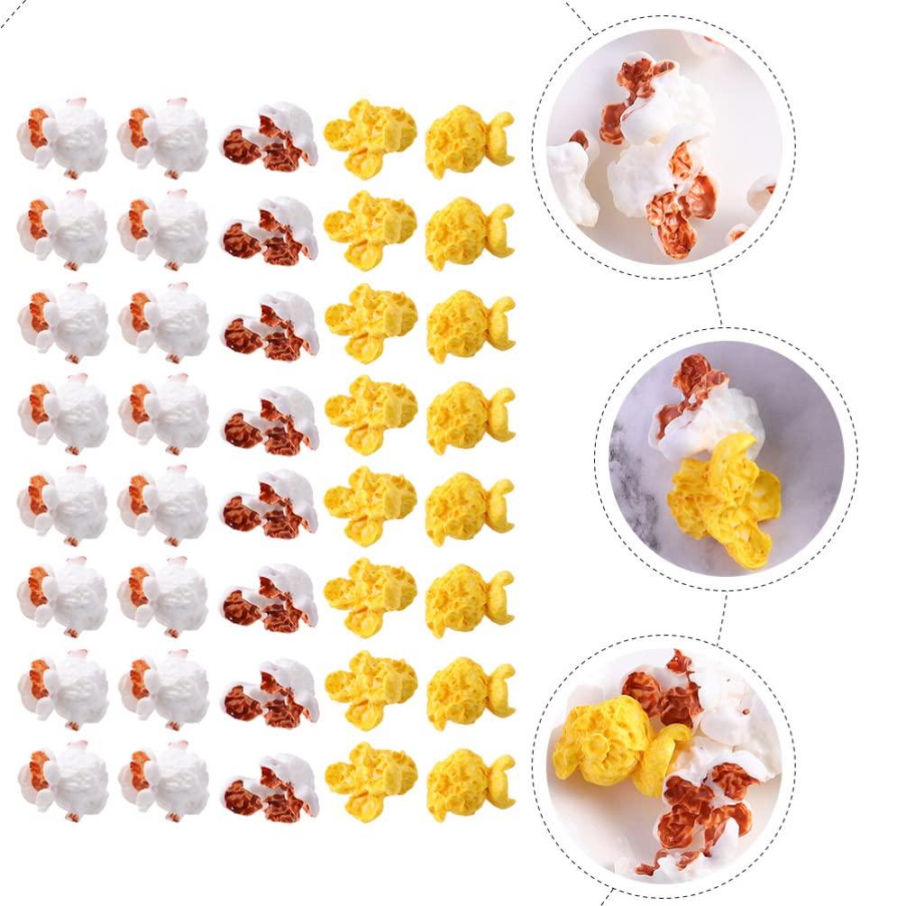 EXCEART Cone Sample, Life-Size, DIY Craft Decoration, Popcorn Decoration, Replica, Display, Interior, Craft Decoration, Exhibition, Model, 100 Pieces